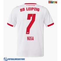 Fotballdrakt Herre RB Leipzig Antonio Nusa #7 Hjemmedrakt 2025-26 Kortermet